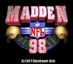 Madden NFL '98 (USA) Title Screen